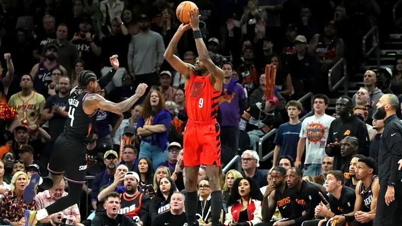 Portland Trail Blazers venceram fora os Phoenix Suns