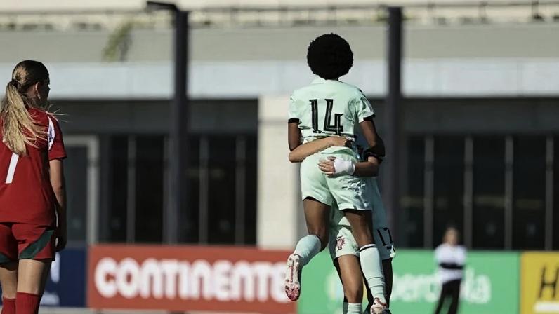 Seleção feminina sub-19 venceu a Hungria