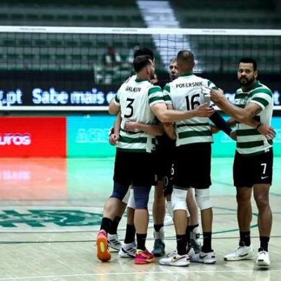 Sporting vence V. Guimarães e garante presença na final do playoff de voleibol