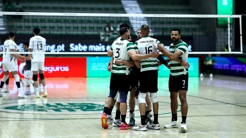 Sporting vence V. Guimarães e garante presença na final do playoff de voleibol