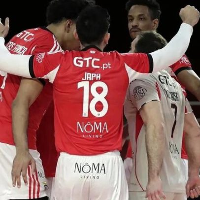 Benfica vence Leixões e fica a um triunfo da final do playoff de voleibol