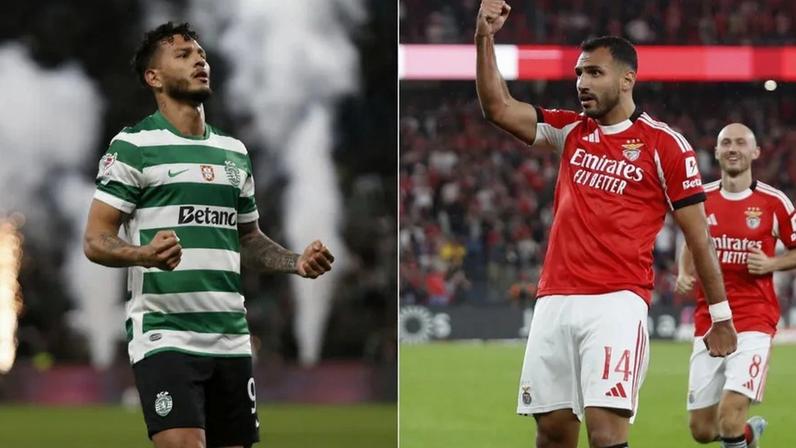Suárez e Pavlidis procuram redenção no derbi entre Sporting e Benfica