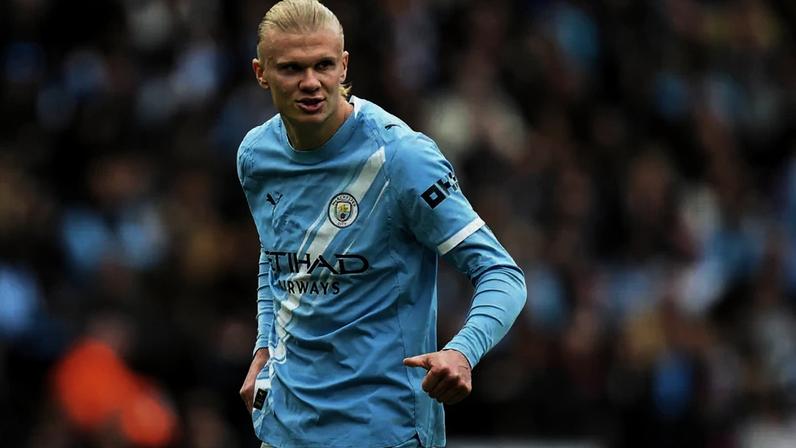 Erling Haaland decisivo contra o Arsenal