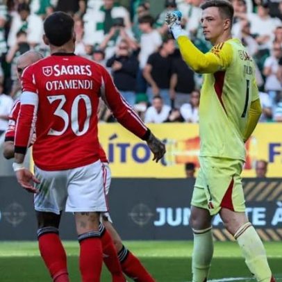 Trubin defende 6.º penálti na liga e iguala Bento