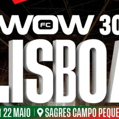 Cristiano Ronaldo e Topuria levam o WOW FC a Lisboa em maio