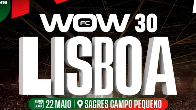 Cristiano Ronaldo e Topuria trazem o WOW FC a Lisboa, no Campo Pequeno, em maio