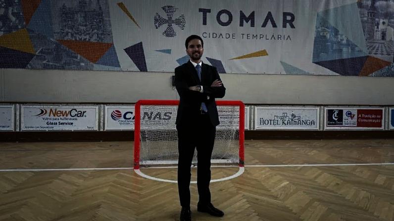 Tiago Carrão: o hóquei entrelaça-se com a história de Tomar