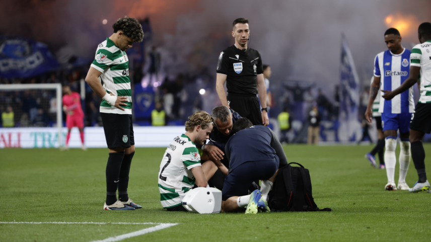 Entorses afetam Gonçalo Inácio e Hjulmand no Sporting