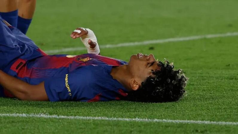 Lesão de Lamine Yamal preocupa; pode colocar fim à época e ao Mundial