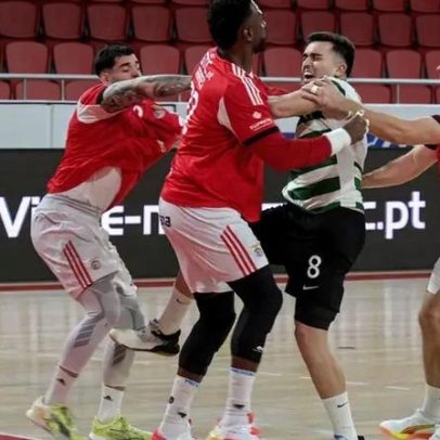 Benfica-Sporting de andebol antecipado para esta sexta-feira