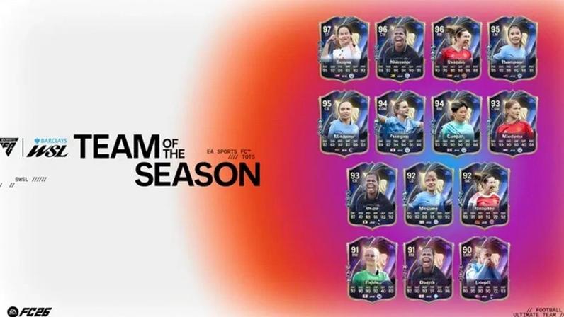 EA Sports FC apresenta a equipa do ano da BWSL com jogadoras em destaque