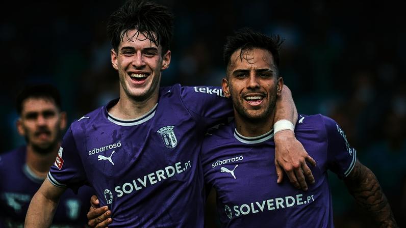 Luisinho fez o passe para Zalazar marcar o golo do Sp. Braga nos Açores