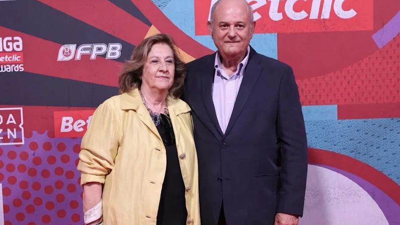 Maria Elisa e Fernando Seara nos Liga Betclic Awards