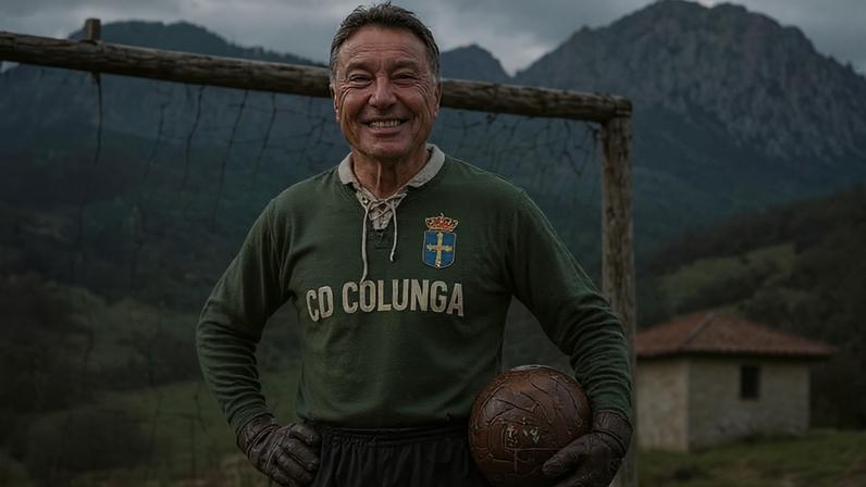 Ángel Mateos González, guarda-redes de 70 anos