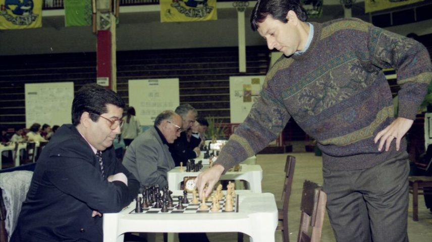 António Antunes e Ferreira do Amaral em 1996