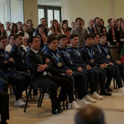 Campeões europeus sub-20 de futebol de praia recebem na Cidade do Futebol