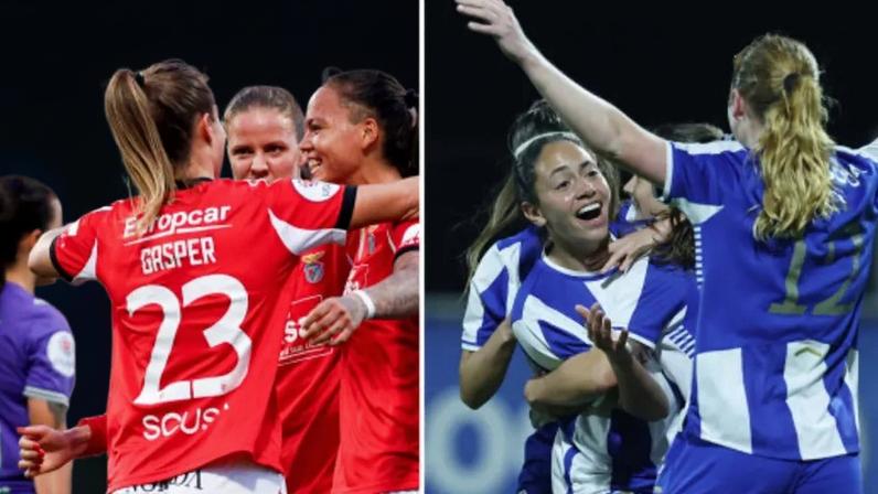 Já definido o horário do Benfica-FC Porto no futebol feminino