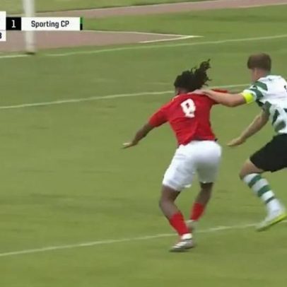 Penálti polêmico em Santa Clara-Sporting sub-23