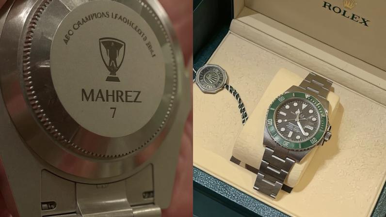 Mahrez ofereceu Rolex a todos os companheiros de equipa no Al Ahli