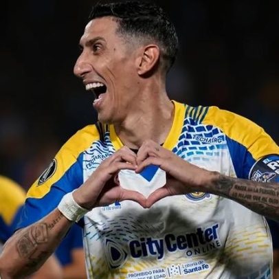 Di María realiza sonho de marcar na Libertadores 20 anos após estreia