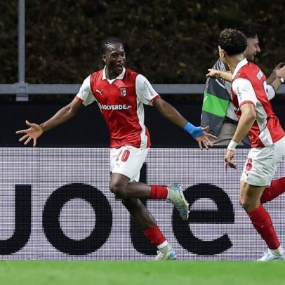 Portugal vê 3ª equipa na Champions 26/27 mais perto após vitória do Sp. Braga