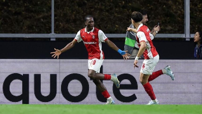 Portugal vê 3ª equipa na Champions 26/27 mais perto após vitória do Sp. Braga