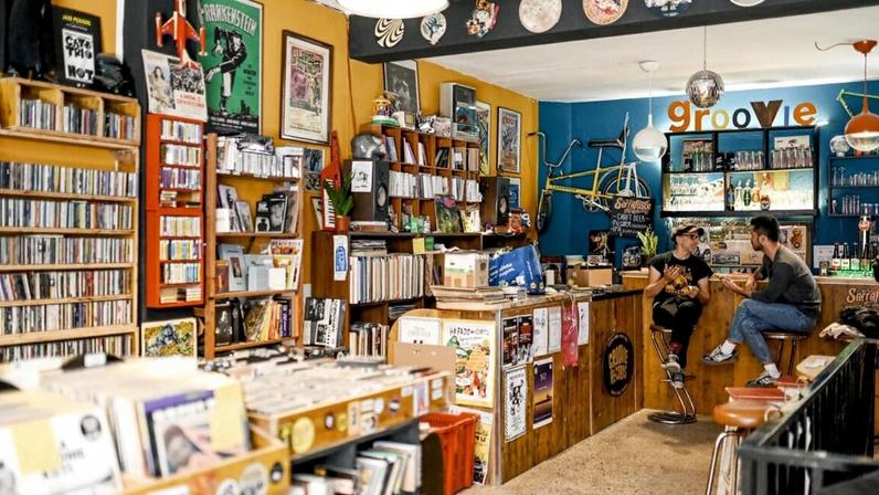 Groovie Records: a loja de discos dos Anjos que acolhe outras artes