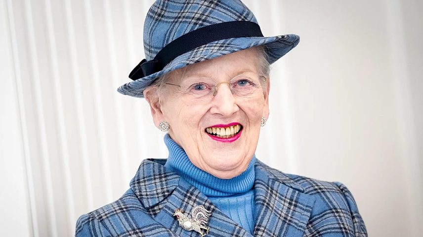 A Rainha Margrethe na inauguração do novo Prins Henriks Skole em Frederiksberg, 7 de fevereiro de 2024