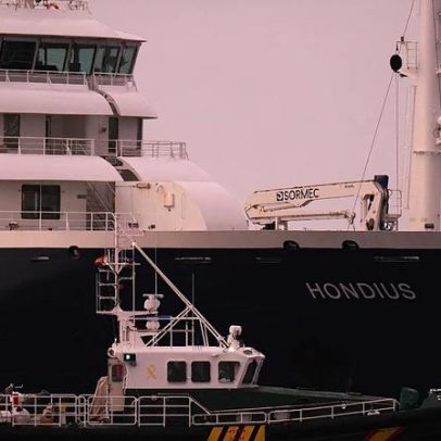 Navio de cruzeiro com hantavírus chega às Canárias