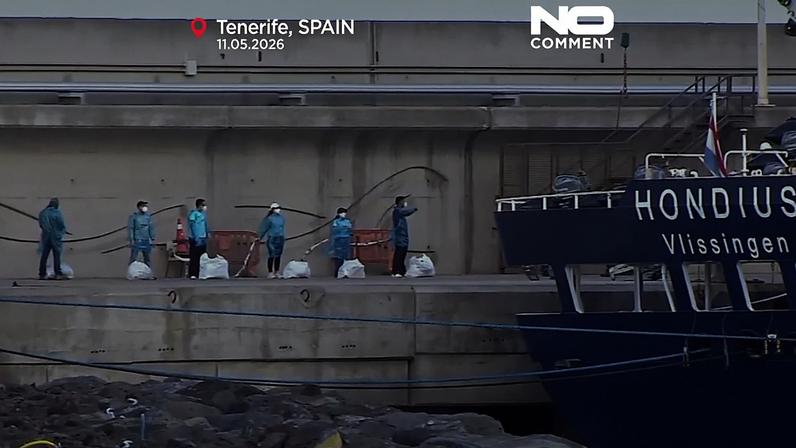 Últimos passageiros deixam cruzeiro afetado por hantavírus em Tenerife