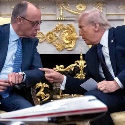Merz e Trump divergem sobre retirada de tropas dos EUA na cimeira europeia