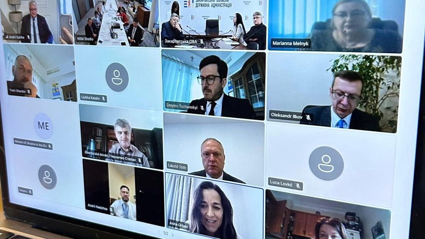 Ministro dos Negócios Estrangeiros da Ucrânia partilhou uma foto do ecrã com todos os participantes presentes na reunião de quarta-feira. 20 de maio de 2026