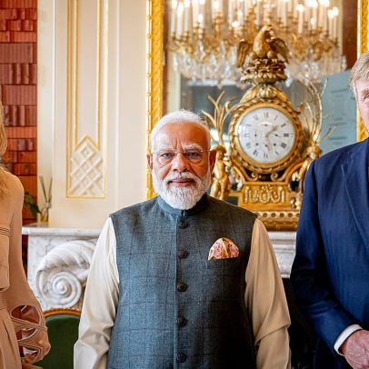 Modi inicia digressão europeia com encontro com reis dos Países Baixos