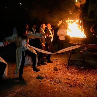 Judeus ortodoxos celebram Lag BaOmer em Jerusalém