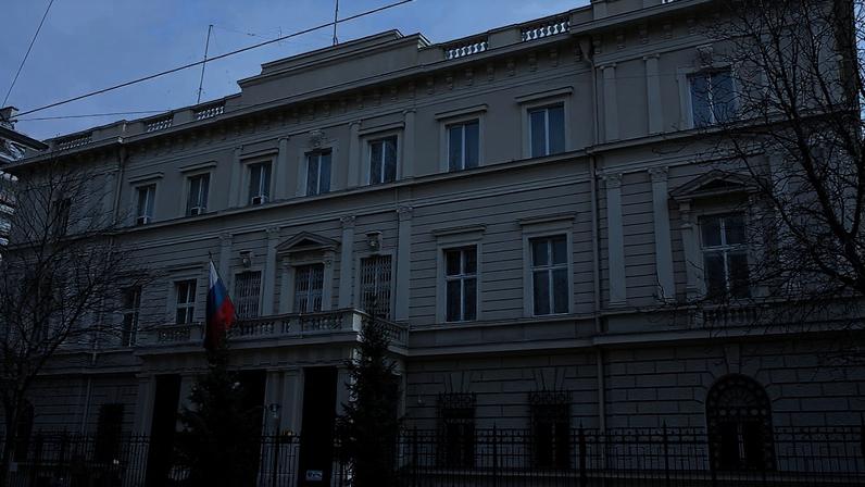 Vista da embaixada russa em Viena, 19 de março de 2010