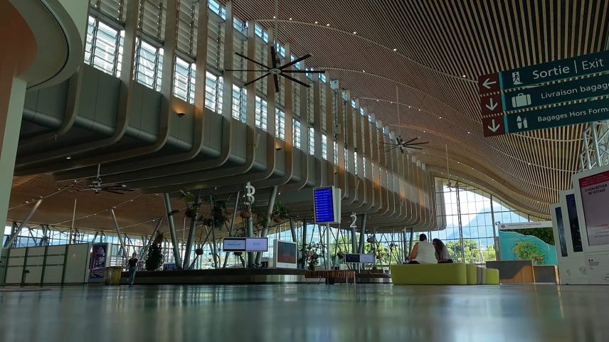 O aeroporto da Reunião recebe um terminal bioclimático, o primeiro nos trópicos