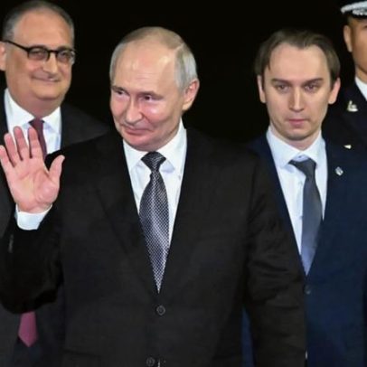 Putin chega à China para negociações com Xi Jinping após visita de Trump