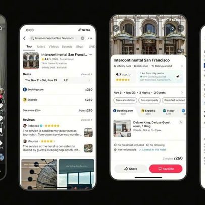 TikTok Go permite aos utilizadores reservar experiências de viagem na app