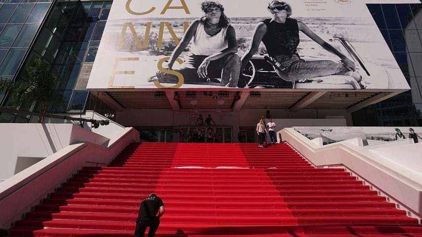Cães-polícia sobem a escadaria de Cannes para detetar narcóticos