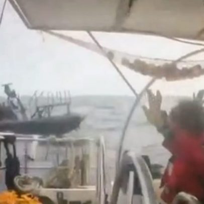 Flotilha rumo a Gaza interceptada pelas Forças Israelitas ao largo de Chipre