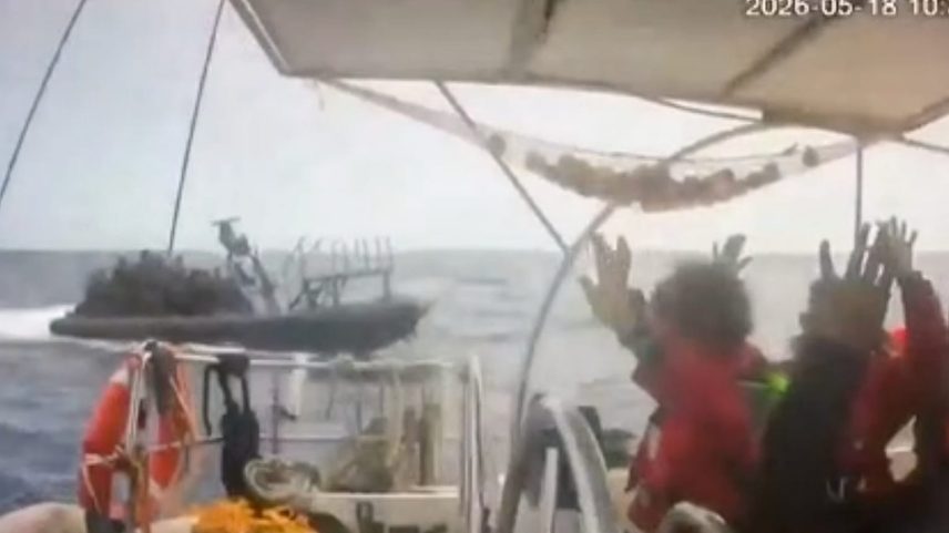 Flotilha rumo a Gaza interceptada pelas Forças Israelitas ao largo de Chipre