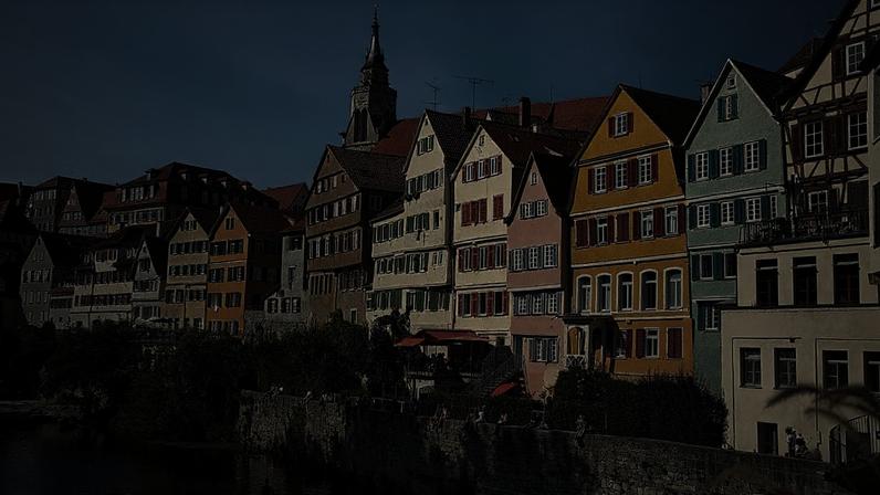 Tübingen é uma cidade pouco conhecida, mas muito bonita, na Alemanha
