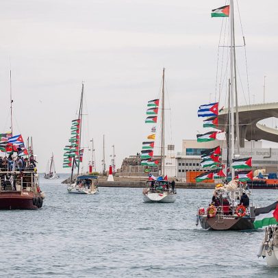 Ativistas da flotilha detida por Israel desembarcaram em Creta