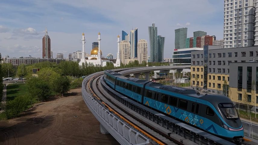 Cazaquistão inaugura metro ligeiro sem condutor após 10 anos de atrasos