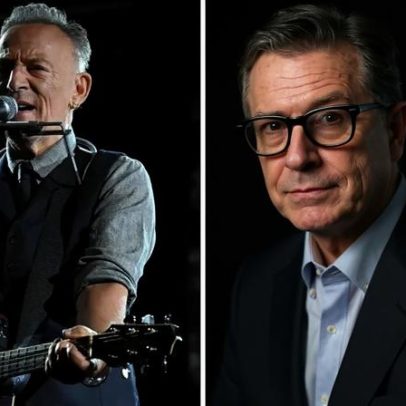 Bruce Springsteen critica Donald Trump no penúltimo programa de Stephen Colbert