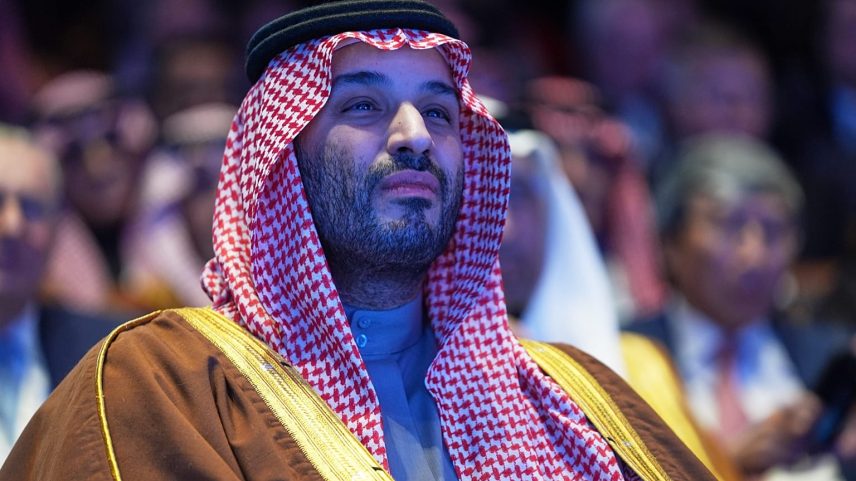 Príncipe herdeiro saudita Mohammed Ben Salmane em Washington, 19 de novembro de 2025