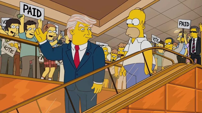 Argumentista de The Simpsons previu Trump candidatar-se à Casa Branca em 2028