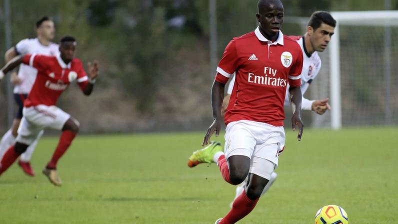 José Gomes durante um jogo do Benfica B