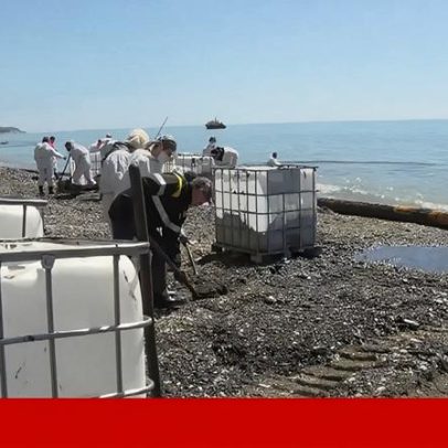 Ucrânia volta a atacar o porto de Tuapse, agravando crise ambiental