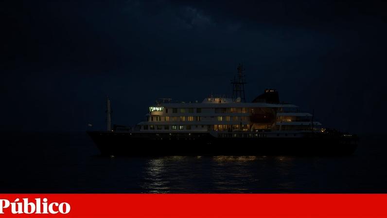 Navio está parado ao largo de Cabo Verde e está a receber equipas de assistência médica e apoio